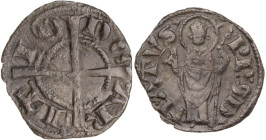 Arezzo. Guido Tarlato di Pietramala (1313-1326). Picciolo. CNI 61/65 (Repubblica); MIR (Toscana, zecche) 17. MI. 0.53 g. 14.00 mm. R. Di buona conserv...