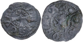 Ascoli. Francesco Sforza (1433-1445). Denaro o picciolo. CNI 13 (al tipo); Mazza 81/82. MI. 0.51 g. 14.00 mm. NC. qBB/BB.