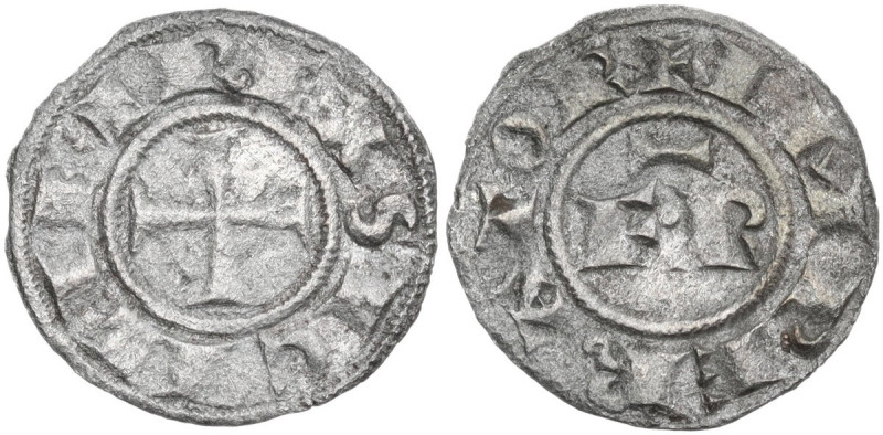 Brindisi. Federico II di Svevia (1197-1250). Mezzo denaro, c. 1248. Sp. 147; Tra...