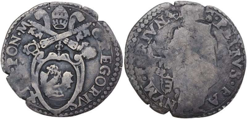 Fano. Gregorio XIII (1572-1585), Ugo Boncompagni. Giulio. CNI -; M. 391; Berm. 1...