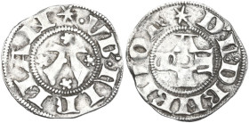 Fermo. Ludovico Migliorati (1425-1428). Bolognino. CNI tav. XVIII, 23. AG. 1.06 g. 17.50 mm. BB.
