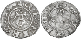 Fermo. Francesco Sforza (1434-1446). Bolognino. CNI tav. XVIII, 27. AG. 1.02 g. 16.00 mm. BB.