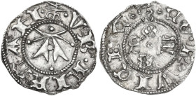 Fermo. Francesco Sforza (1434-1446). Bolognino. CNI tav. XIX, 1. AG. 1.00 g. 17.50 mm. Bel BB.