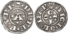 Ferrara. Nicolò III d'Este (1393-1441). Marchesano grosso. CNI 1/2; MIR (Emilia) 221. AG. 1.19 g. 18.00 mm. Bel BB.