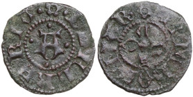 Ferrara. Niccolò III d'Este (1393-1441). Marchesano piccolo. CNI 7/15; MIR (Emilia) 223. MI. 0.50 g. 13.50 mm. RR. Bel BB.