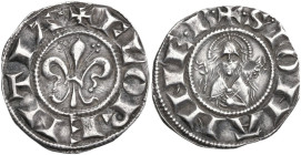 Firenze. Repubblica (Sec. XIII-1532). Fiorino di stella da 12 denari o 1 soldo, II serie. CNI tav. XV, 8; Bern. II 33/40; MIR (Firenze) 38. AG. 1.56 g...