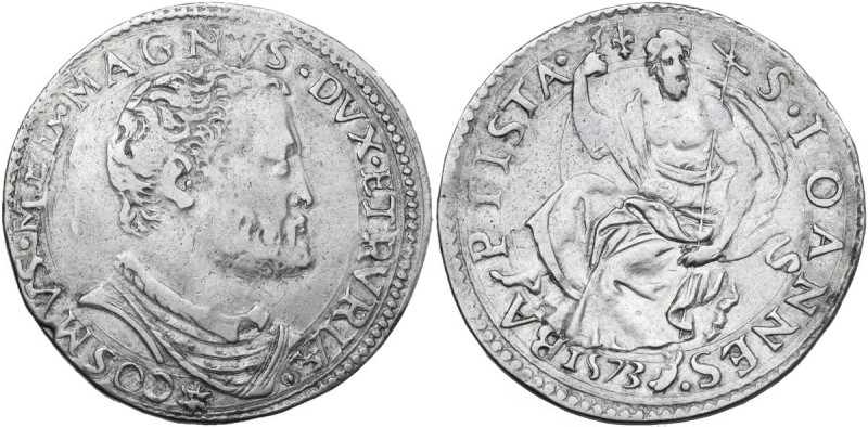 Firenze. Cosimo I de' Medici (1537-1574). Testone 1573. CNI 309/313; Gal. LXIV, ...