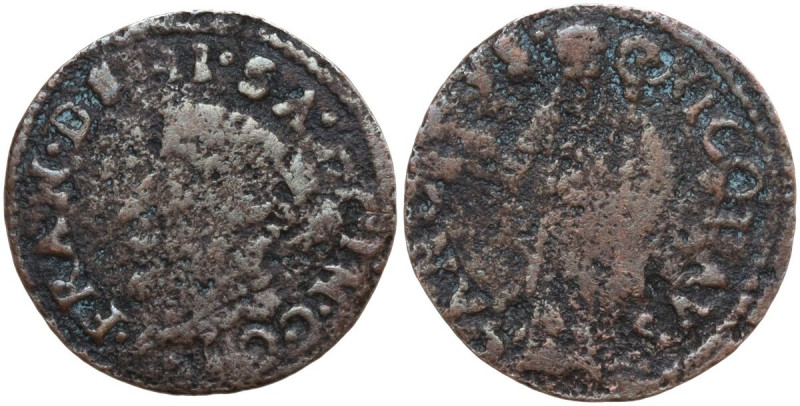 Gazoldo. Francesco II degli Ippoliti (1592-1596). Sesino. CNI 1 var. ; MIR (Tosc...