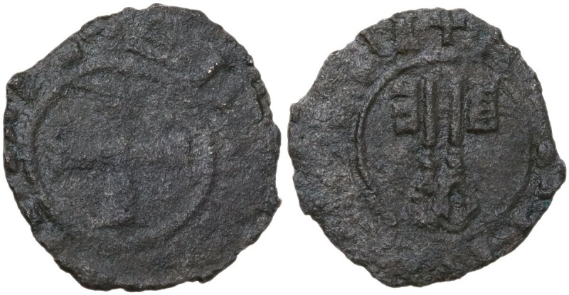 Roma. Urbano VI (1378-1389). Denaro paparino. CNI -; M. 4; Berm. 219 (Patrimonio...