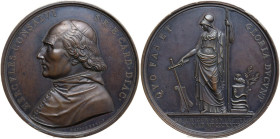 Ercole Consalvi (1757-1824), Cardinale, Segretario di Stato. Medaglia 1824 per commemorare la morte. Würzbach 1482. AE. 54.00 mm. Opus: Giuseppe Girom...