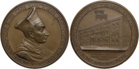 San Carlo Borromeo (1538-1584). Medaglia 1910 realizzata dallo Stabilimento Stefano Johnson di Milano per ricordare il 300° Anniversario della Canoniz...
