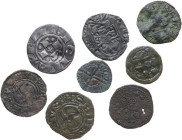 Lotto di otto (8) monete di differenti zecche e sorani.