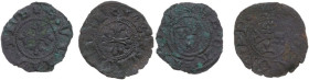 Lotto di due (2) monete delle zecche di Camerino e Foligno. MI.