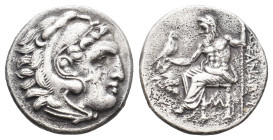 KINGS OF MACEDON. Alexander III 'the Great' (336-323 BC). AR Drachm. 4.09g 17.15 mm