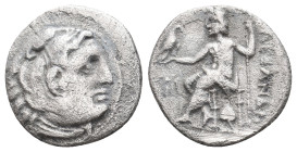 KINGS OF MACEDON. Alexander III 'the Great' (336-323 BC). AR Drachm. 3.70 g. 18.10 mm.