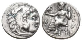 KINGS OF MACEDON. Alexander III 'the Great' (336-323 BC). AR Drachm. 3.16 g 16.10 mm