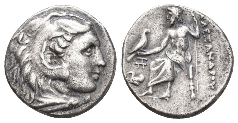 KINGS OF MACEDON. Alexander III 'the Great' (336-323 BC). AR Drachm. 4.21 g 16.3...