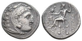 KINGS OF MACEDON. Alexander III 'the Great' (336-323 BC). AR Drachm. 4.08 g 17.85 mm