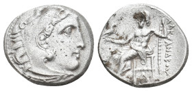 KINGS OF MACEDON. Alexander III 'the Great' (336-323 BC). AR Drachm. 3.79 g 17.40 mm