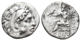 KINGS OF MACEDON. Alexander III 'the Great' (336-323 BC). AR Drachm. 4.12 g 16.90 mm