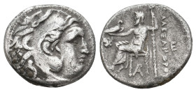 KINGS OF MACEDON. Alexander III 'the Great' (336-323 BC). AR Drachm. 4.13 g 17.90 mm
