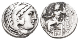 KINGS OF MACEDON. Alexander III 'the Great' (336-323 BC). AR Drachm. 4.11 g. 16.80 mm.