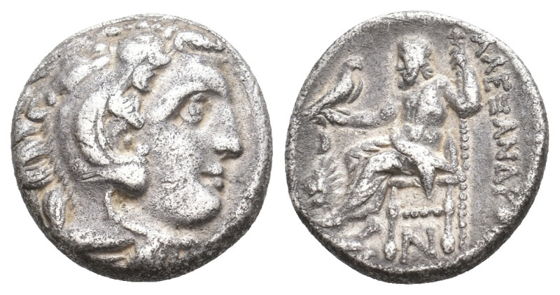 KINGS OF MACEDON. Alexander III 'the Great' (336-323 BC). AR Drachm. 4.21 g. 16 ...