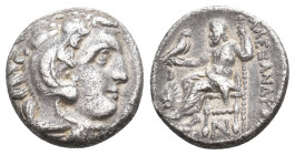 KINGS OF MACEDON. Alexander III 'the Great' (336-323 BC). AR Drachm. 4.21 g. 16 mm.