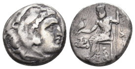 KINGS OF MACEDON. Alexander III 'the Great' (336-323 BC). AR Drachm. 4.13 g. 16.60 mm.