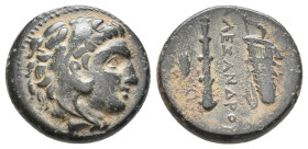 KINGS OF MACEDON. Alexander III 'the Great' (336-323 BC). Ae. 5.34 g 17.35 mm