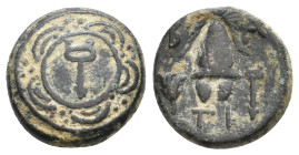 KINGS OF MACEDON. Alexander III 'the Great' (336-323 BC). Ae. 3.83 g. 14.90 mm.