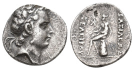 SELEUKID KINGDOM. Antiochos III 'the Great' (222-187 BC). AR Drachm. 4.15 g 17.65 mm