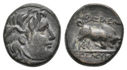 SELEUKID KINGDOM. Seleukos I Nikator (312-281 BC). Ae. 2.60 g. 13.90 mm.