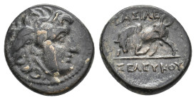 SELEUKID KINGDOM. Seleukos I Nikator (312-281 BC). Ae. 2.72 g. 15 mm.