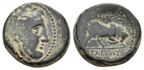 SELEUKID KINGDOM. Seleukos I Nikator (312-281 BC). Ae. 8.61 g. 19.50 mm.
