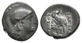 SELEUKID KINGDOM. Antiochos I Soter. (281-261 BC). Ae. 2.80 g. 15.10 mm.