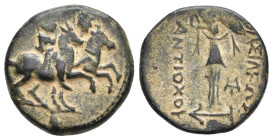 SELEUKID KINGDOM. Antiochos III 'the Great' (222-187 BC). Ae. 5.84 g. 20 mm.