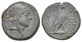 SELEUKID KINGDOM. Antiochos IV Epiphanes. (175-164 BC). Ae. 9.30 g 19.5 mm