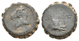 SELEUKID KINGDOM. Demetrios I Soter (162-150 BC). AE. 3.76 g 15.7 mm