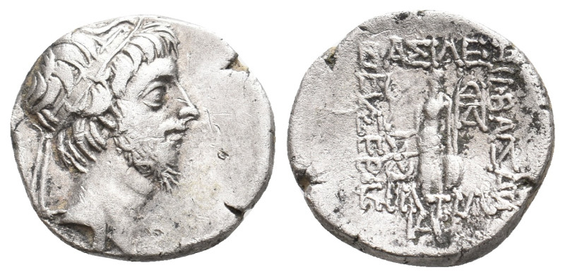 KINGS OF CAPPADOCIA. Ariobarzanes III Eusebes Philoromaios (52-42 BC). AR Drachm...