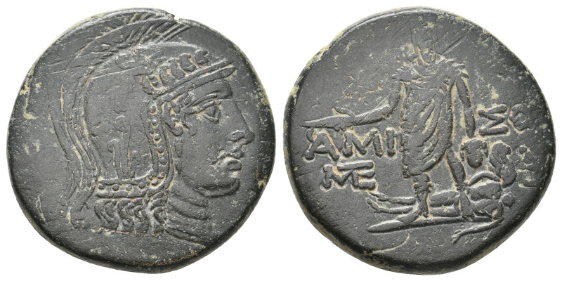 PONTOS. Amisos. (Circa 111-105 or 95-90 BC). Ae. 18.48 g 28.90 mm