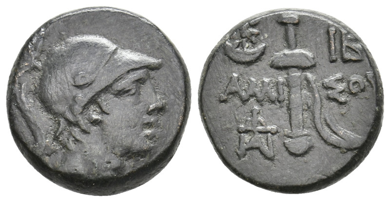 PONTOS. Amisos. (Circa 111-105 or 95-90 BC). Ae. 8.29 g 19.25 mm