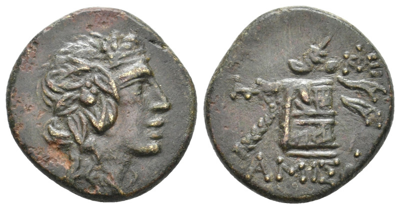 PONTOS. Amisos. (Circa 85-65 BC). Ae. 7.09 g 22.65 mm