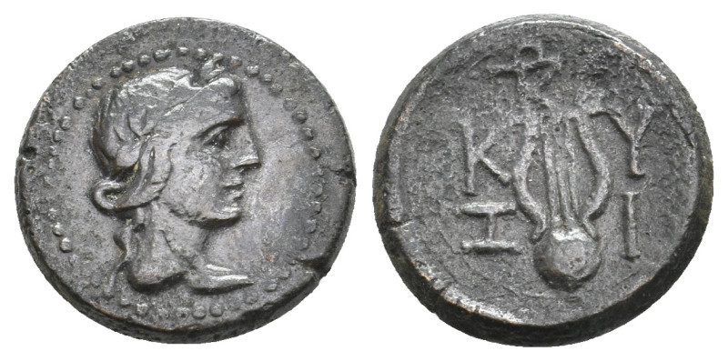 MYSIA, Kyzikos. (1st century BC). AE. 2.45 g 15 mm