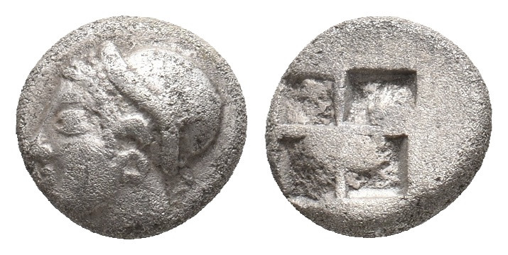 IONIA. Phokaia. (Circa 521-478 BC). AR Diobol. 1.18 g 9.15 mm