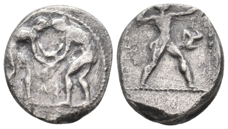 PAMPHYLIA. Aspendos or Selge (Circa 5th-4th Century BC). AR Stater. 10.07 g 21.2...