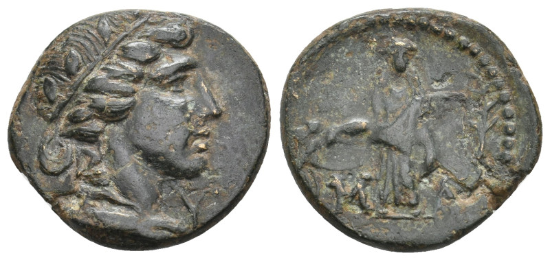 LYCIAN LEAGUE. Masikytes (Circa 1st century BC). Ae. 6 g. 22.30 mm.