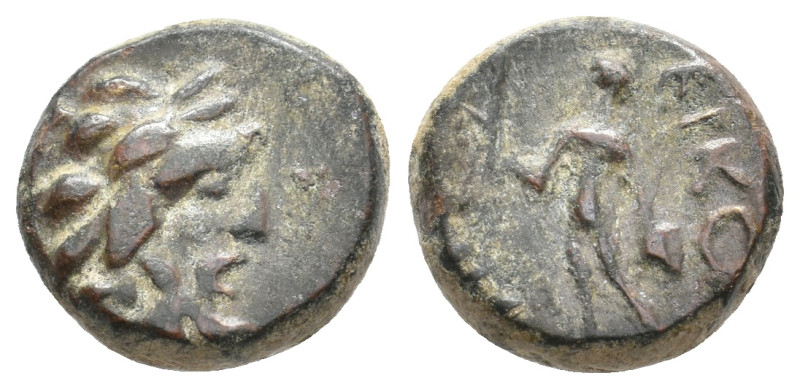 LYCAONIA. Eikonion. (1st century BC). Ae. 4.14 g. 14.60 mm.