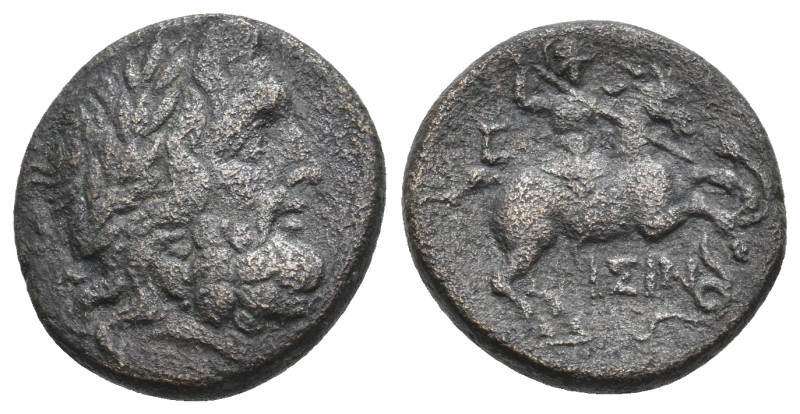 PISIDIA. Isinda. (2nd-1st centuries BC). Ae. 6.26 g. 18.50 mm.