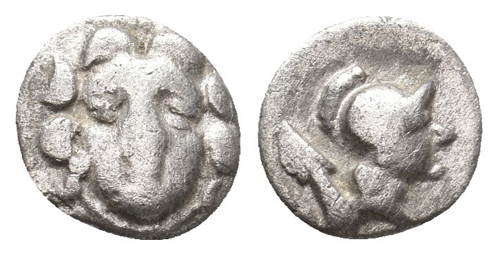 PISIDIA. Selge. (Circa 4th-3rd Century BC). AR Obol. 0.65 g 10.15 mm